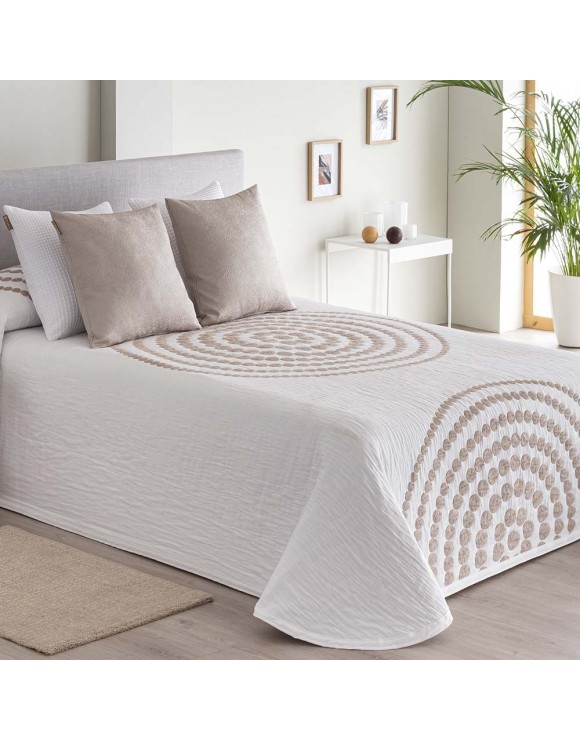 Colcha Piqué Nerón Beige