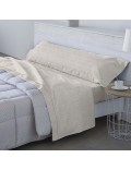 Sábanas Franela Shibori Beige