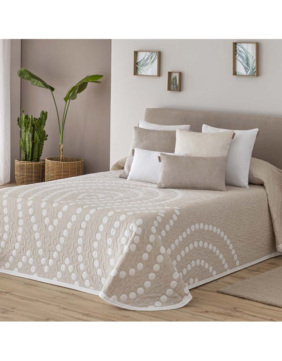 Colcha Piqué Chopin Beige