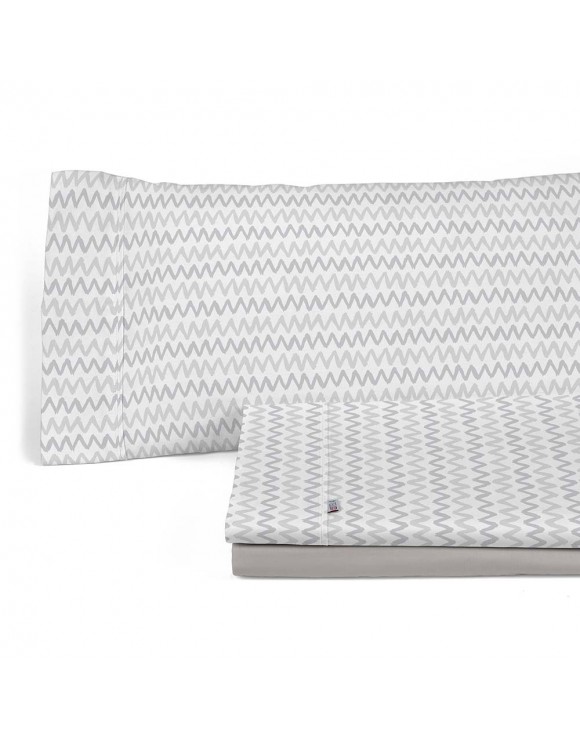 Juego Sábanas Cloe Gris