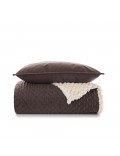 Manta Sherpa Velvet Marrón