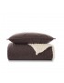 Manta Sherpa Velvet Marrón