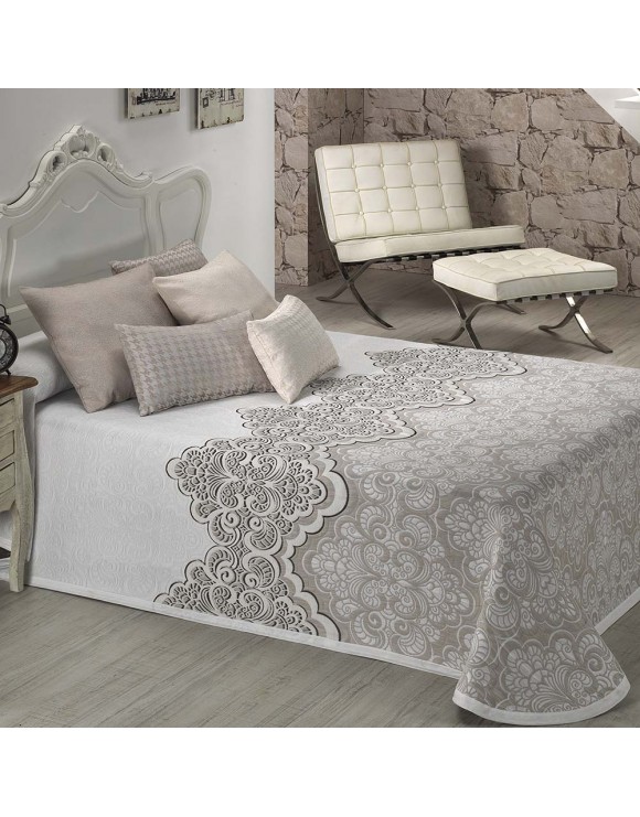 Colcha Piqué Lutero Beige