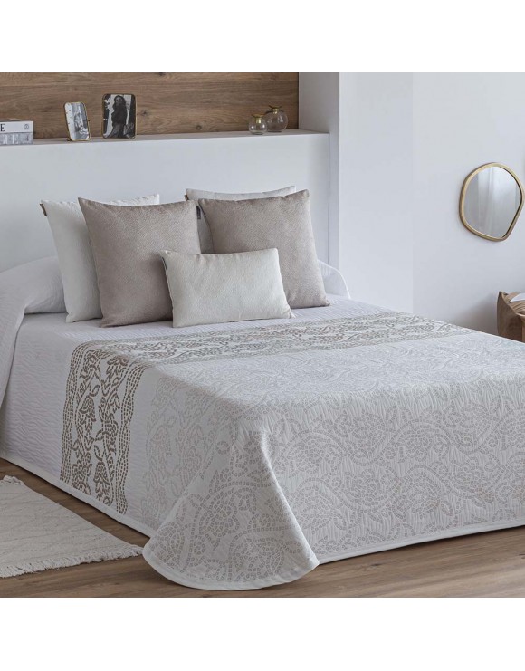 Colcha Piqué Constantino Beige