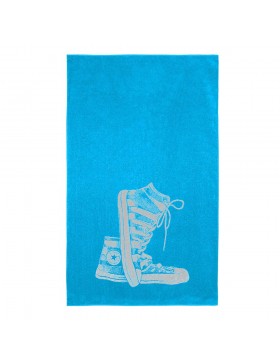 Toalla Playa Zapatillas Turquesa