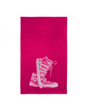 Toalla Playa Zapatillas Fucsia