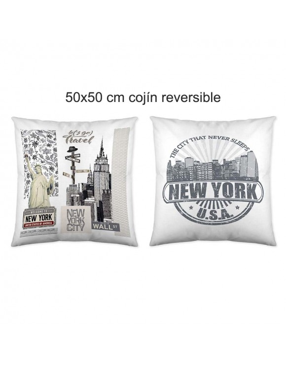 Cojín NY Travel 50x50 Naturals
