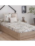 Edredón Ajustable Zoo Beige