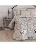 Colcha Bouti Zoo Beige