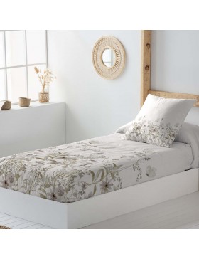 Edredón Ajustable Dalia Beige