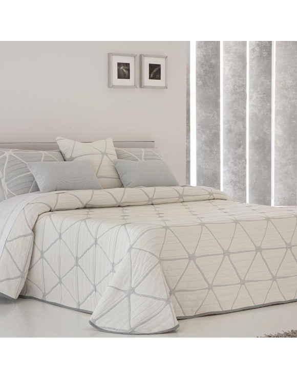 Colcha Piqué Geox Gris