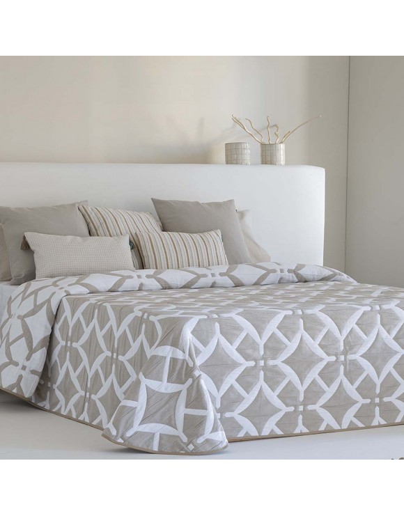 Colcha Isquia Beige