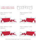 Funda Sofá Chaise Longue Banes