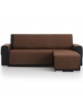 Cubre Chaise Longue Acolchado Marrón
