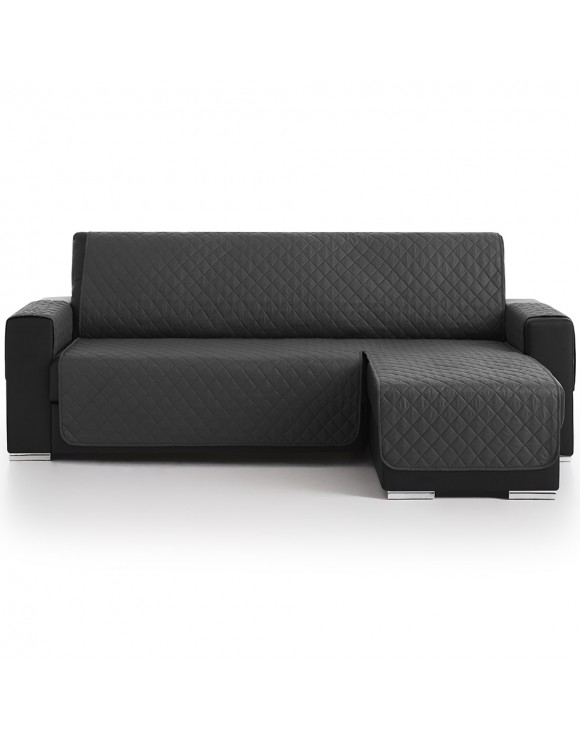 Cubre Chaise Longue Acolchado Gris