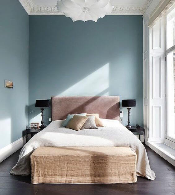 decoración color azul