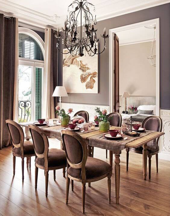decoración color madera