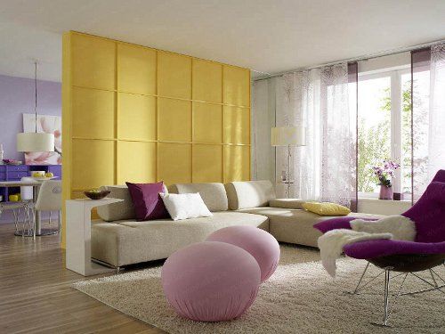 decoración color violeta