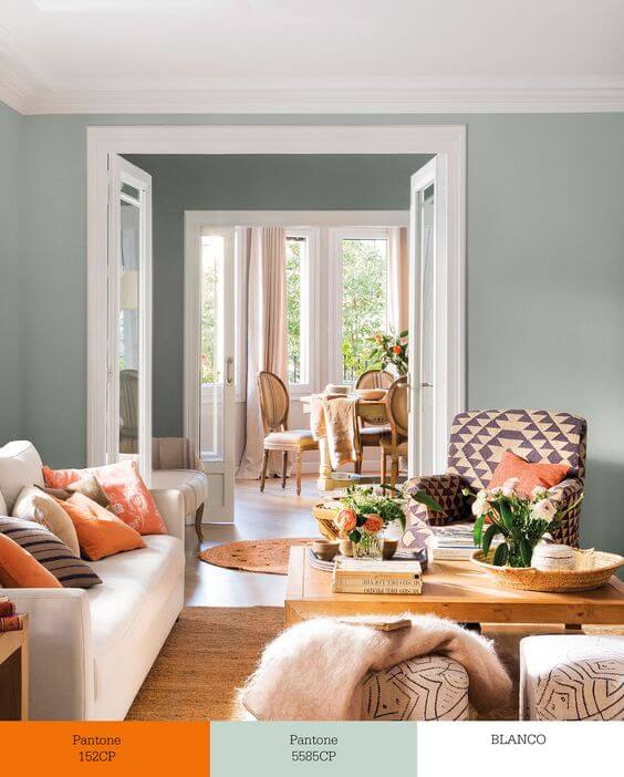regla para utilizar los colores en decoración